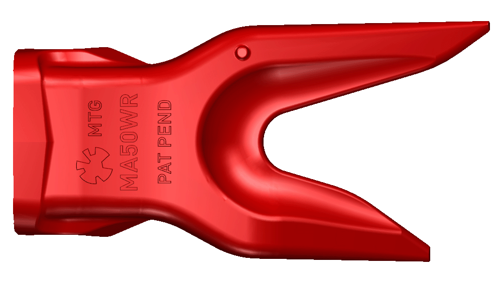 Multi-Ripper excavator and backhoe ripper teeth