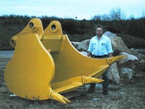 Excavator Hi-Cap Multi-Ripper Bucket for ripping rock